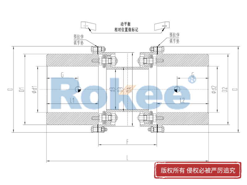 RLQU改進(jìn)型法蘭快裝膜片聯(lián)軸器,金屬膜片聯(lián)軸器廠家,金屬膜片聯(lián)軸器生產(chǎn)廠家